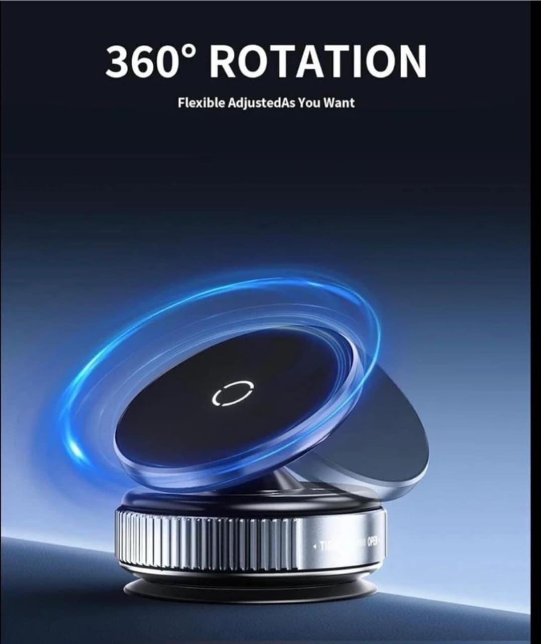 Magnetic Phone Holder – Foldable, Rotatable & Ultra-Stable Mobile Stand