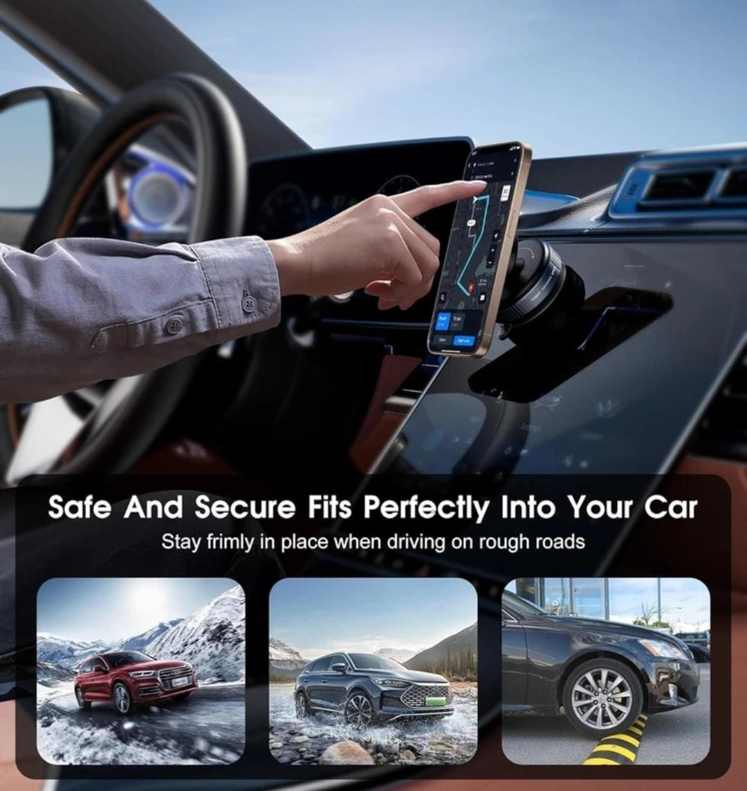 Magnetic Phone Holder – Foldable, Rotatable & Ultra-Stable Mobile Stand