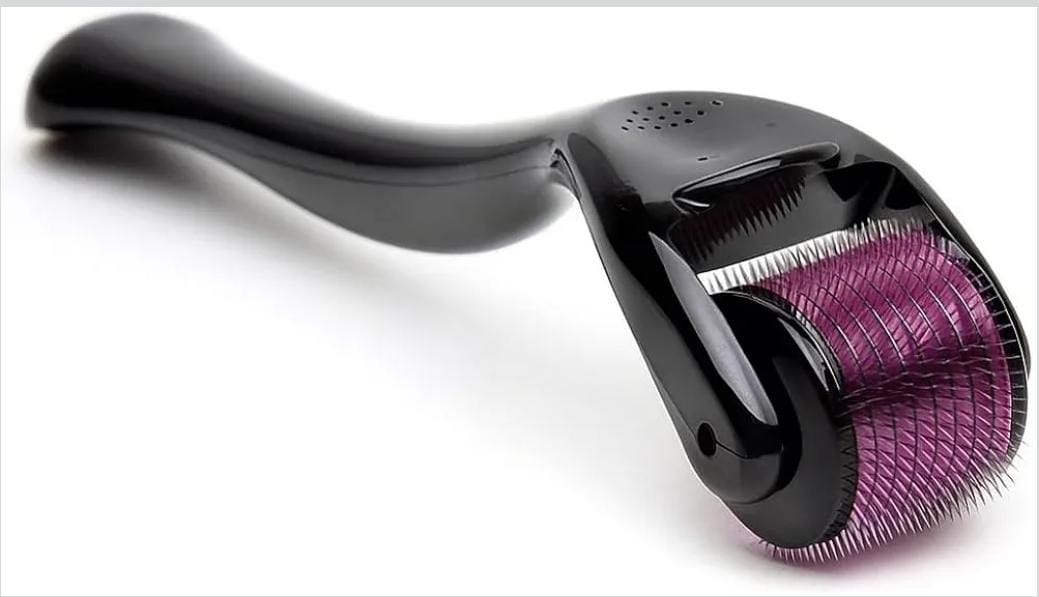 Derma Roller for Hair & Beard Growth – 0.5mm 540 Titanium Needle Skin Therapy Tool